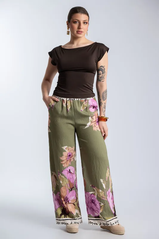Παντελόνα Floral Arabella