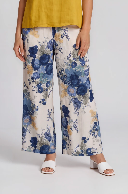 Παντελόνα Floral Λάστιχο Μέση