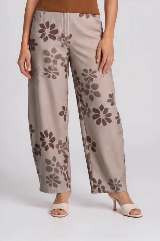 Elasticated Waist Trousers Rose 