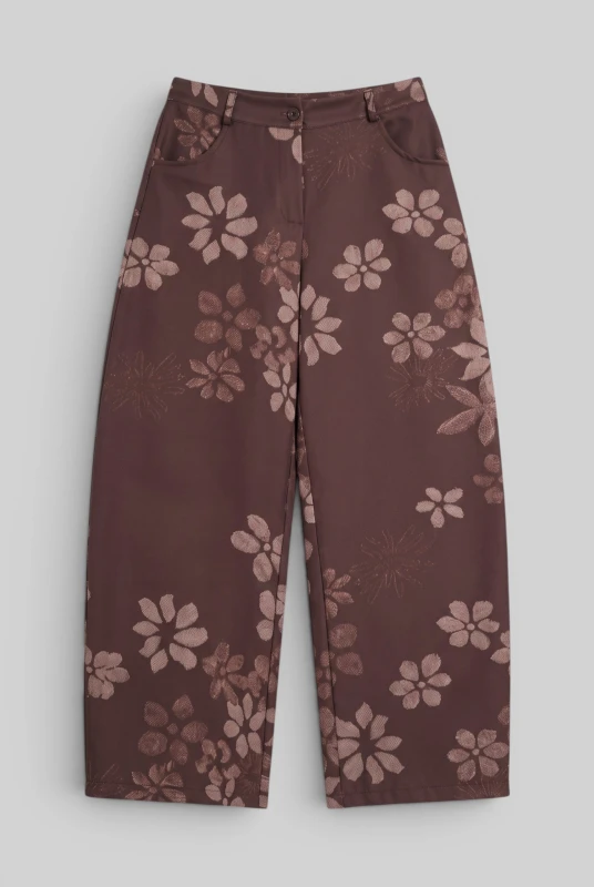 Elasticated Waist Trousers Rose 