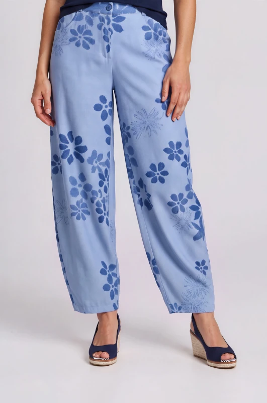 Elasticated Waist Trousers Rose 