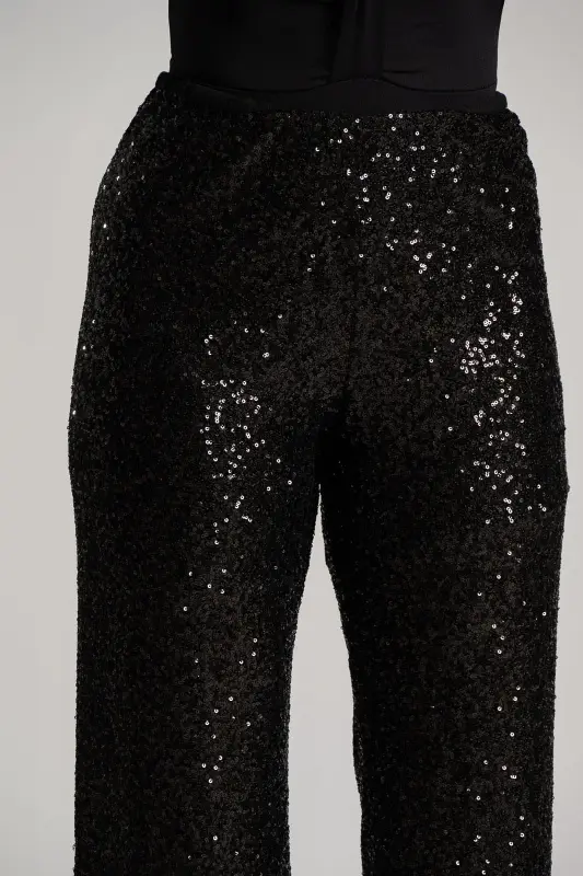 Pants Sequin Waistband