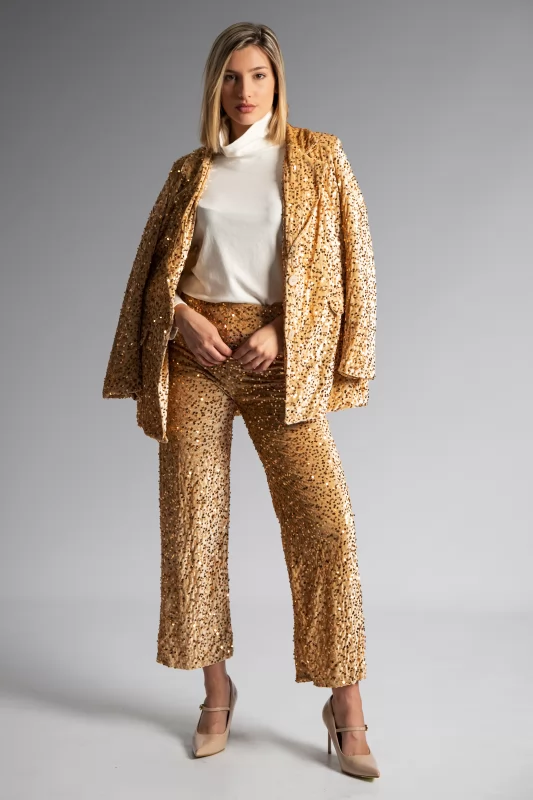Velvet Pants Sequins