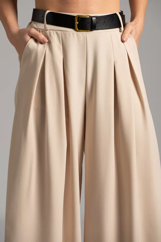 Pants Pleats Belt