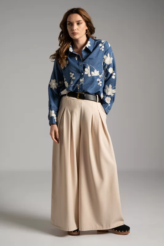 Pants Pleats Belt