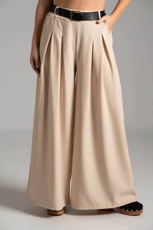 Pants Pleats Belt