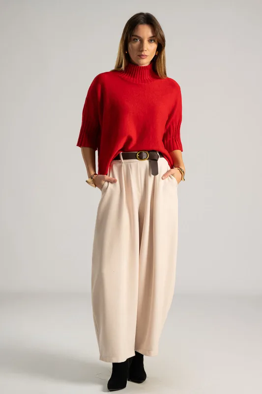 Παντελόνα Πιέτες Ζώνη