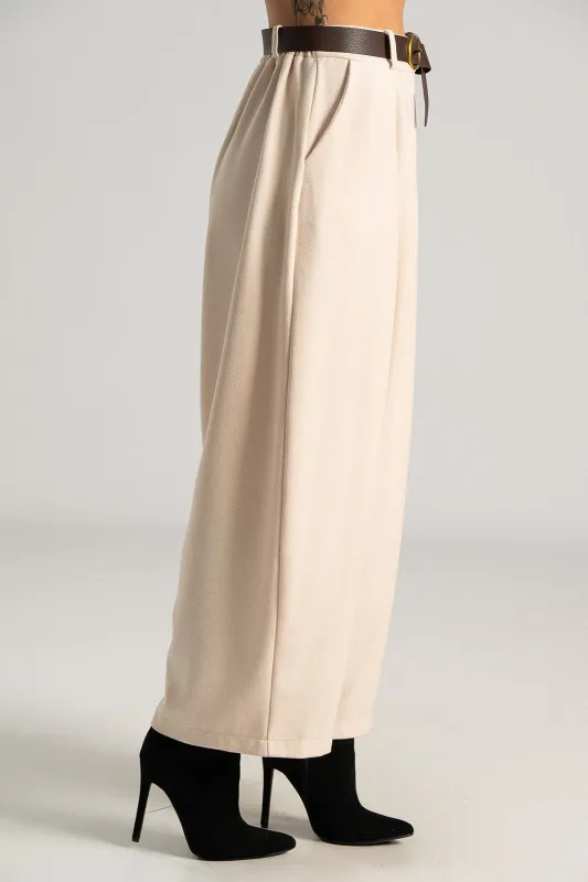 Παντελόνα Πιέτες Ζώνη