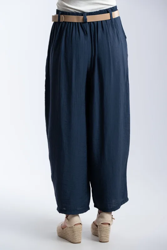 HighWaist Pants With Belt