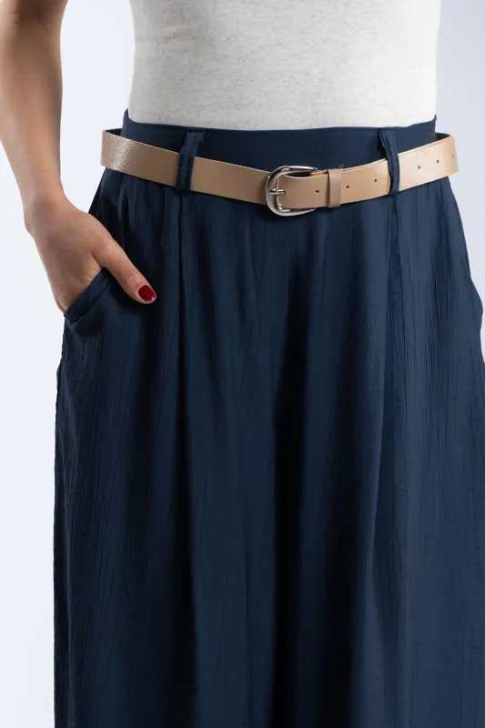 HighWaist Pants With Belt