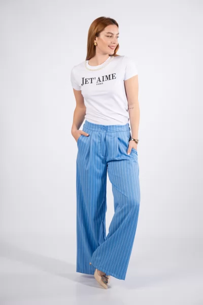 Pantelona Stripes Sky Blue