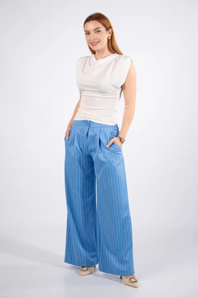 Pantelona Stripes Sky Blue