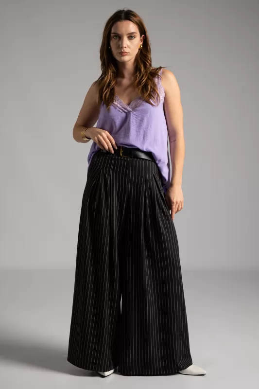 Pants Stripes Belt
