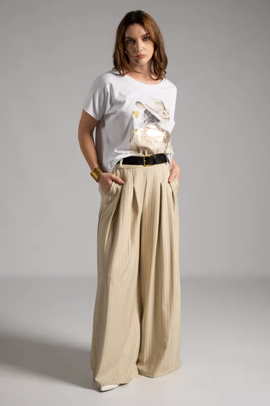 Pants Stripes Belt