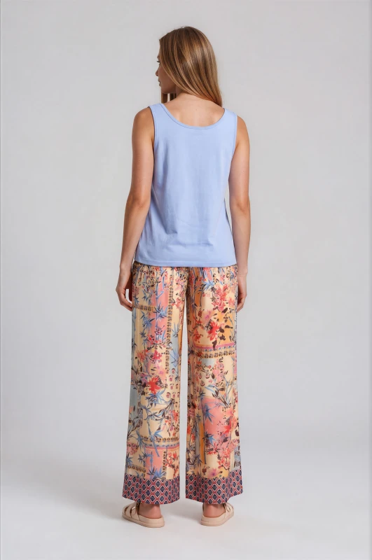 Παντελόνα Σατέν Εμπριμέ Floral Pattern