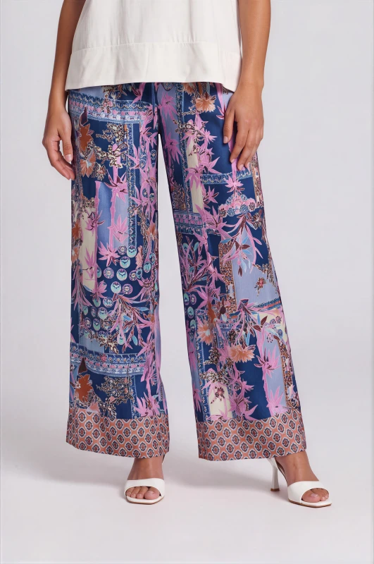 Παντελόνα Σατέν Εμπριμέ Floral Pattern