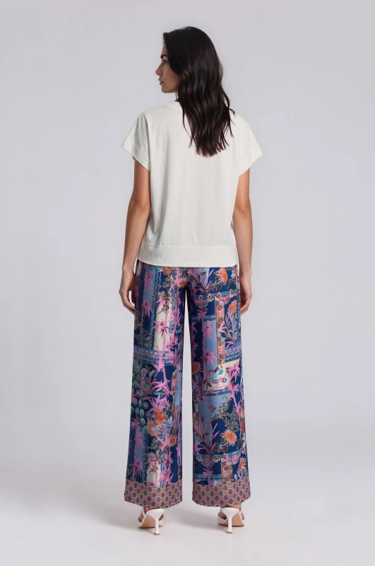 Παντελόνα Σατέν Εμπριμέ Floral Pattern