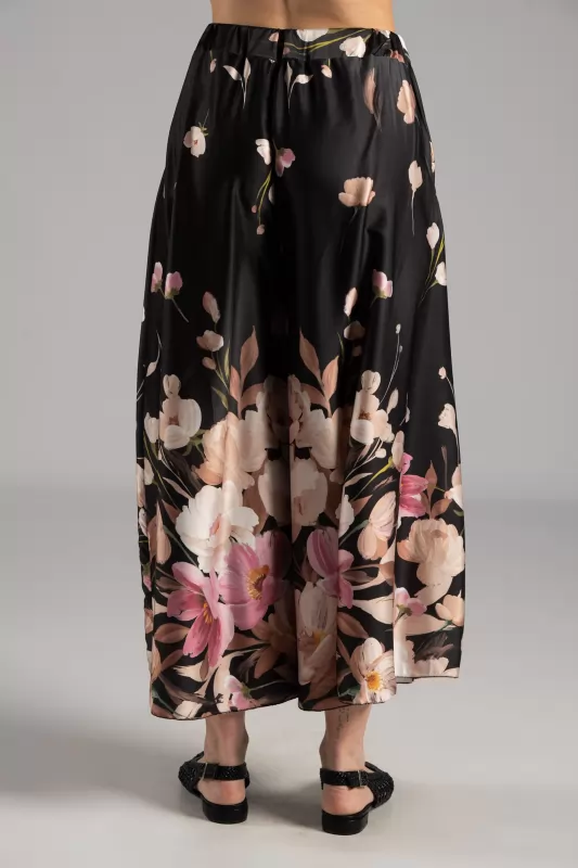 Παντελόνα Σατέν Floral