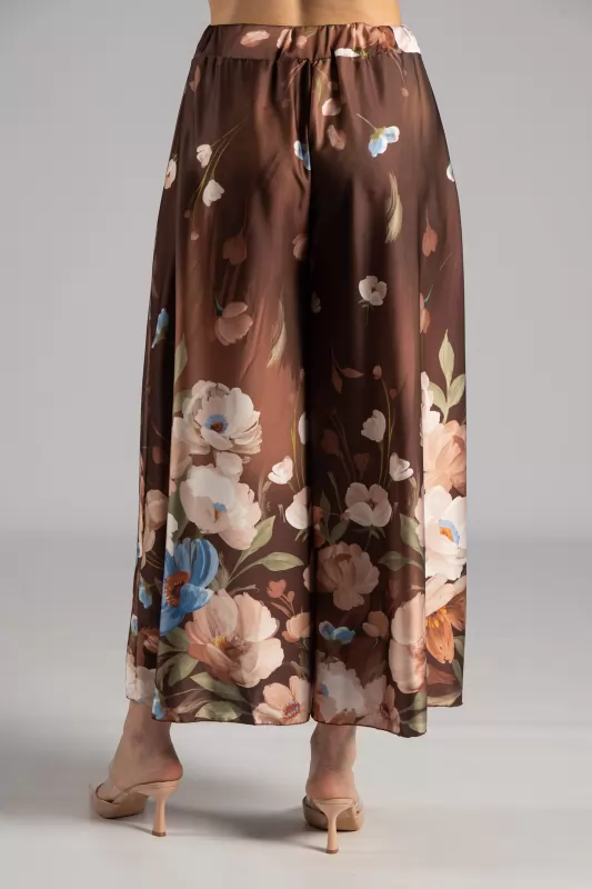 Παντελόνα Σατέν Floral