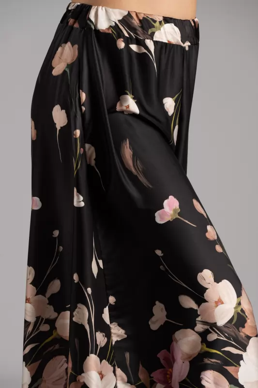 Παντελόνα Σατέν Floral