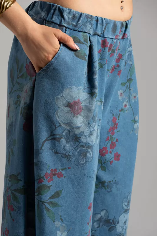 Παντελόνα Τζιν Floral