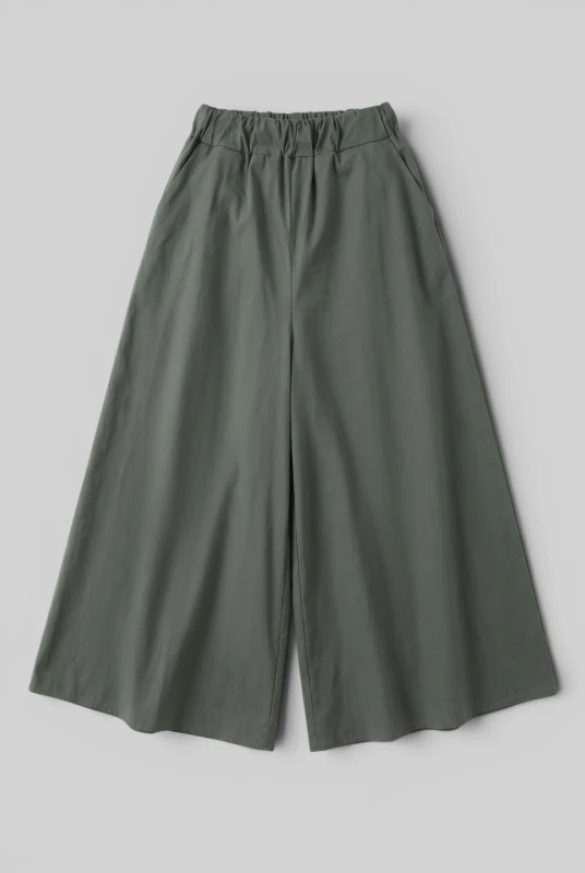Παντελόνα Wide Leg Λάστιχο