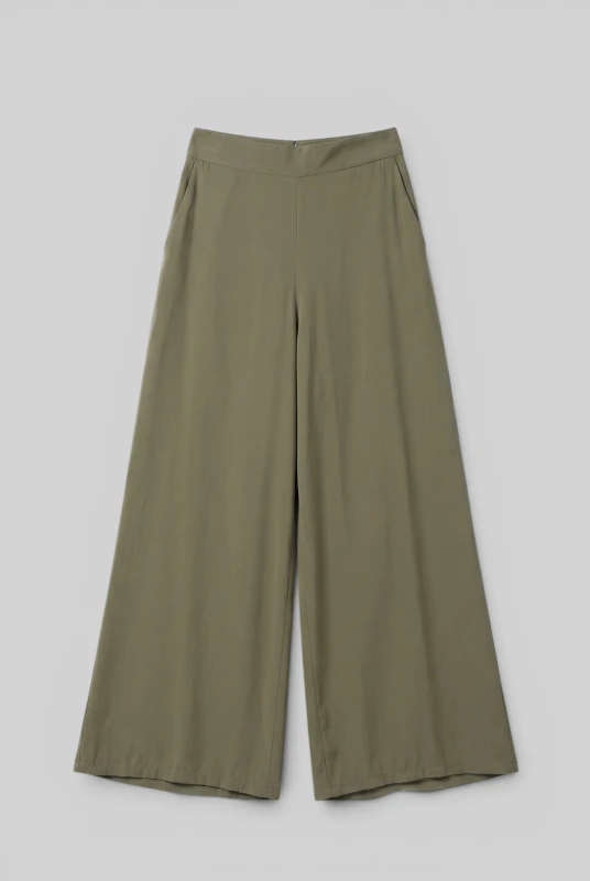Wide Leg Pants Waistband
