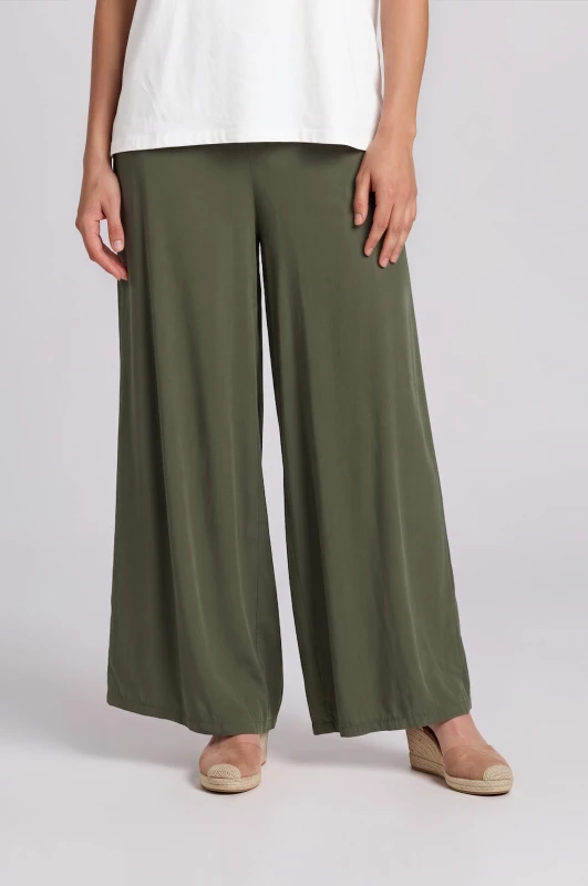 Wide Leg Pants Waistband