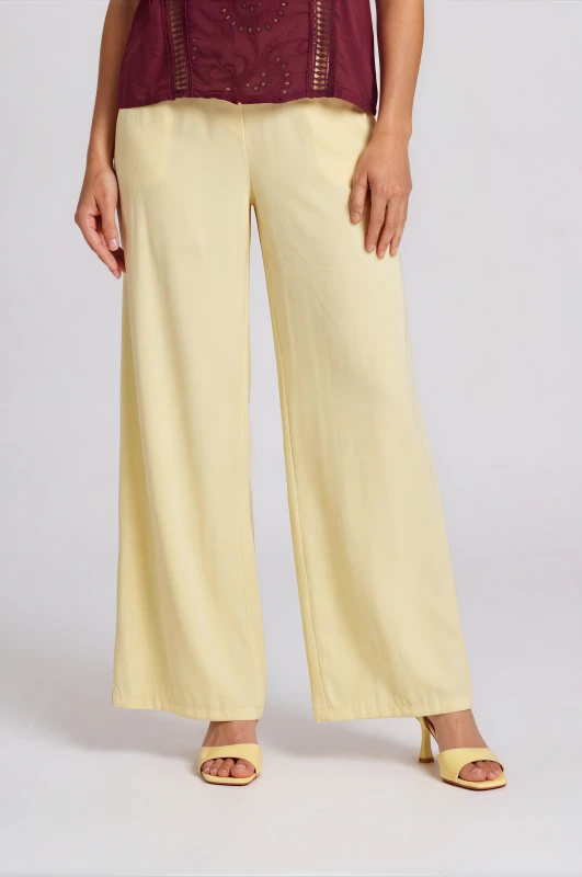 Wide Leg Pants Waistband