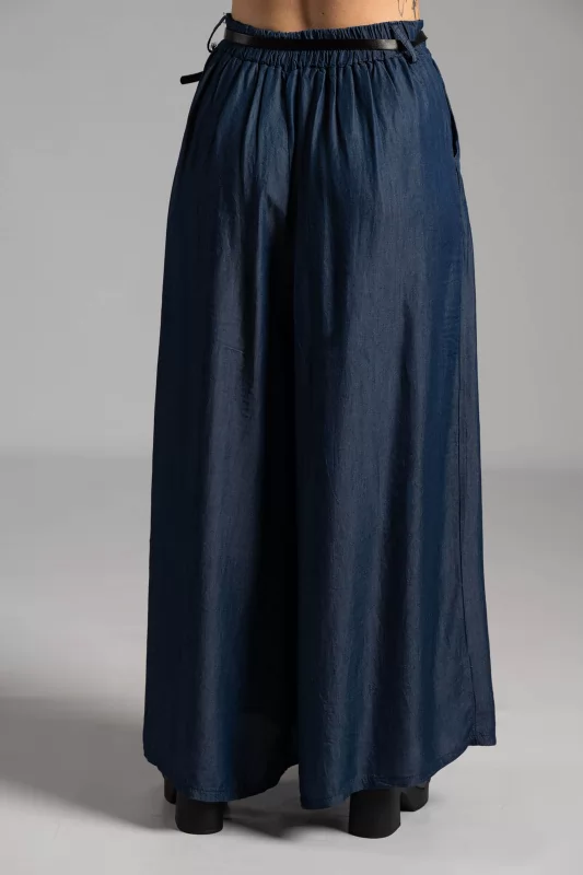 Pants Fabric Pleated 