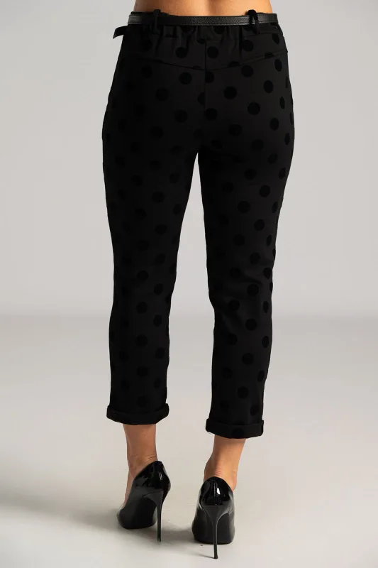 Παντελόνι Ανάγλυφο Velvet Πουά