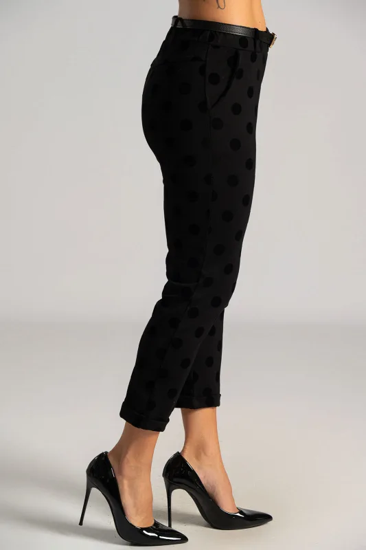 Παντελόνι Ανάγλυφο Velvet Πουά