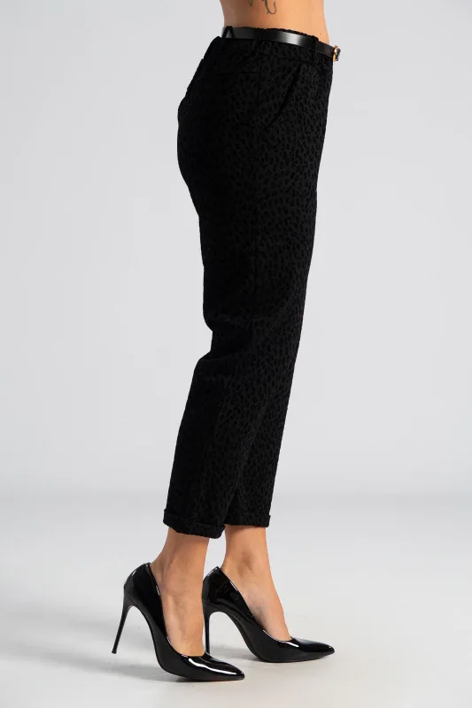 Παντελόνι Ανάγλυφο Velvet Ζώνη