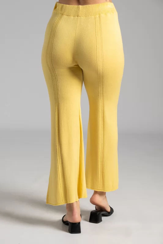 Pants Thin Knit Yellow