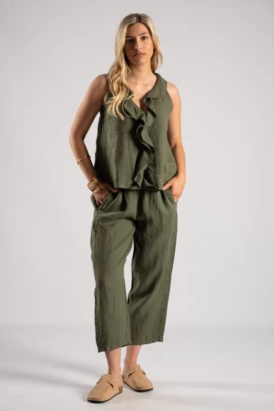 Pants Ankle Linen