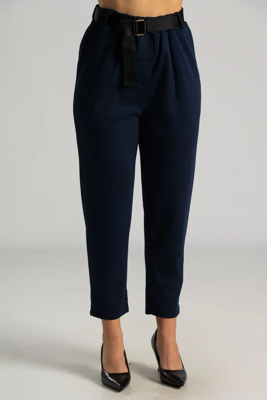 Ankle Pants Fabric Belt