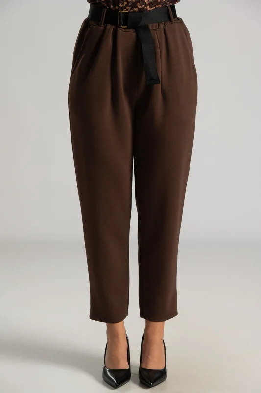 Ankle Pants Fabric Belt