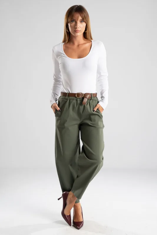 Baggy Pants Leatherette Belt