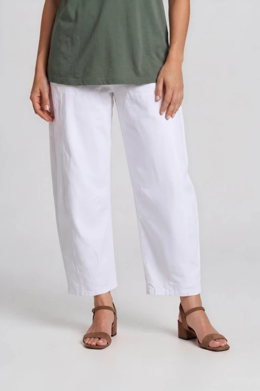 Baggy Cotton Pants Belt 