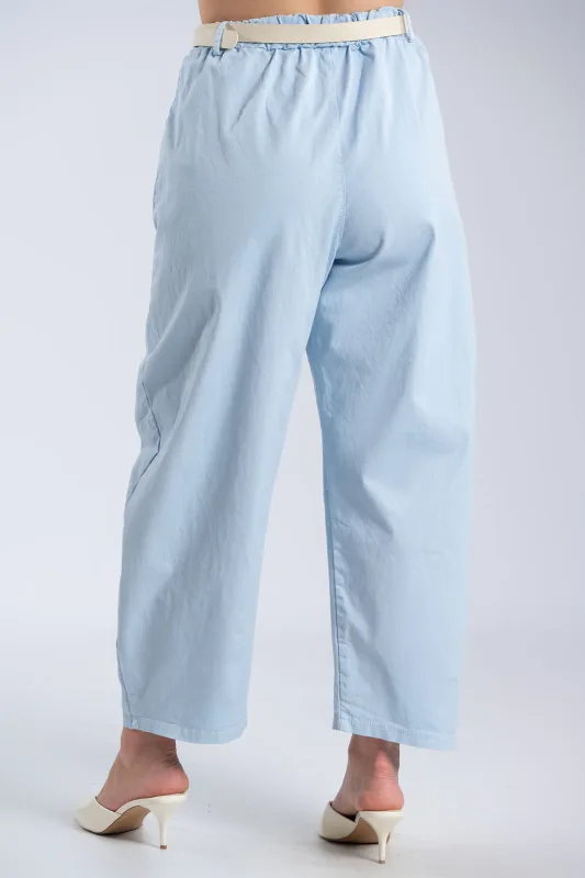 Παντελόνι Baggy Βαμβακερό Ζώνη