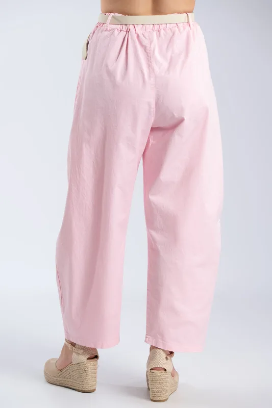 Παντελόνι Baggy Βαμβακερό Ζώνη