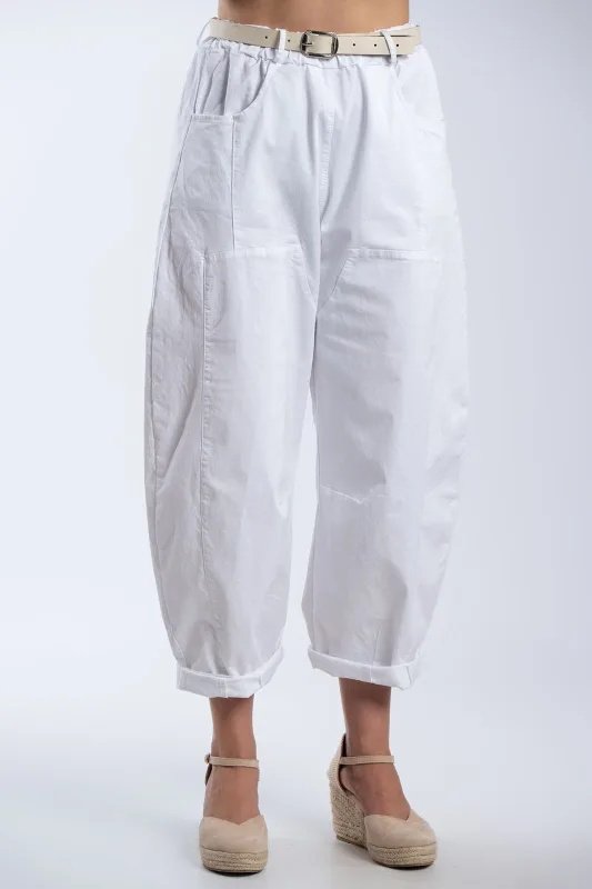 Παντελόνι Baggy Βαμβακερό Ζώνη