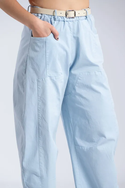 Παντελόνι Baggy Βαμβακερό Ζώνη