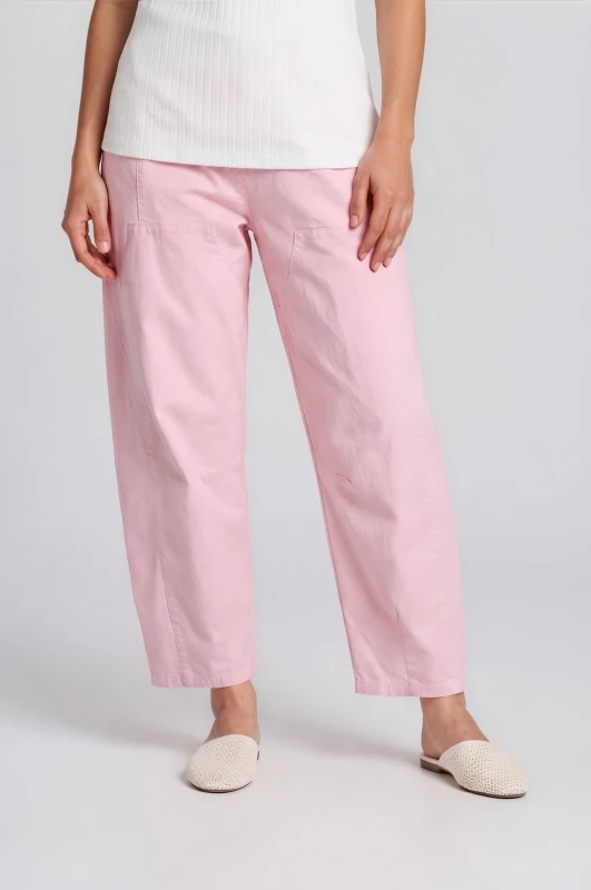 Baggy Cotton Pants Belt 