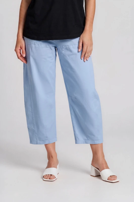 Baggy Cotton Pants Belt 