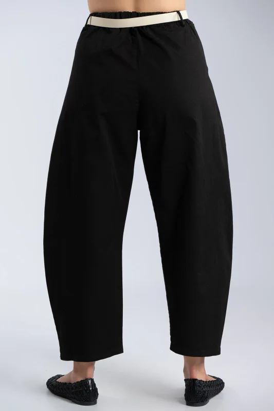 Baggy Cotton Pants Belt 