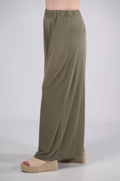 Trousers Basic Elastic Khaki