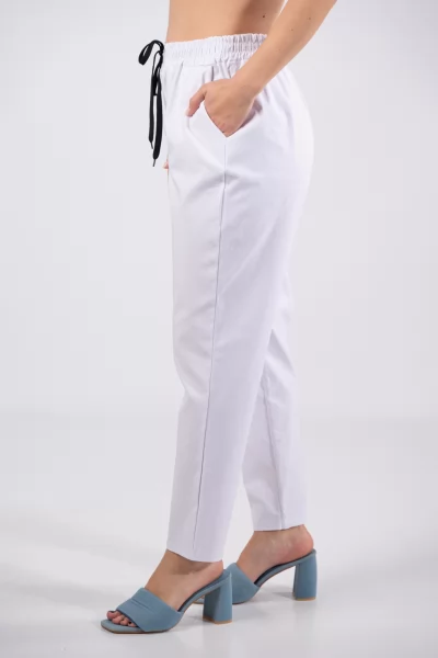 Παντελόνι Chino Oversized Λευκό