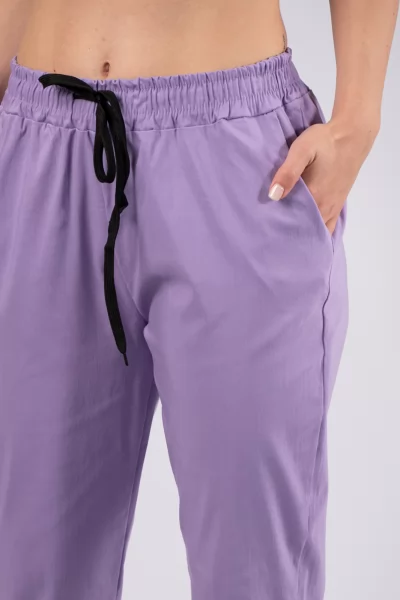 Παντελόνι Chino Oversized Λιλά