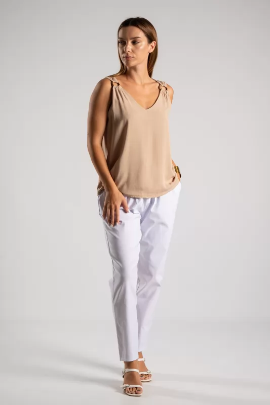 Παντελόνι Chino Oversized Μονόχρωμο
